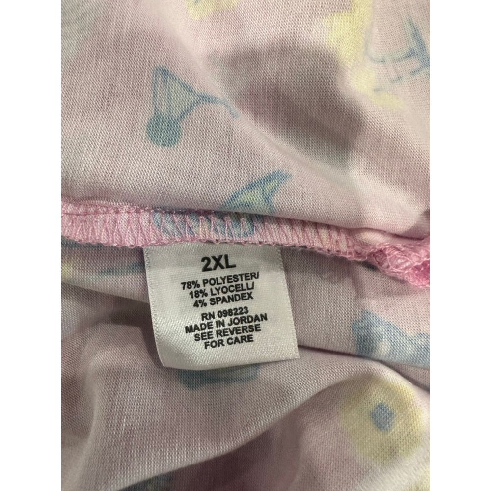 Men's Magellan Outdoors XXL Pink Yellow Shore & Line Print Polo Shirt - Picture 5 of 5
